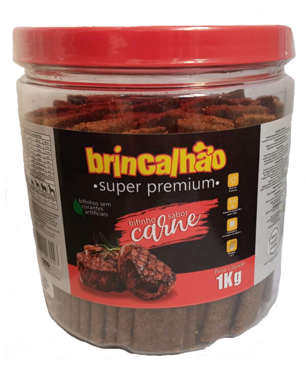 BIFINHO SUPER PREMIUM BRINCALHÃO CARNE 1 KILO – Mundo Animal