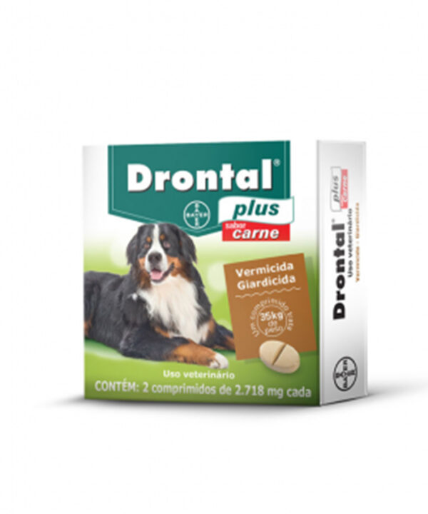 DRONTAL PLUS 35 KG 2 COMPRIMIDOS CARNE