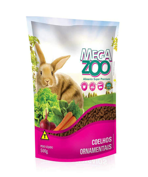 MEGAZOO COELHO ADULTO 500 GR