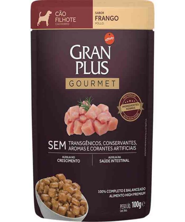 GRAN PLUS SACHE CAO FILHOTE FRANGO 100 GR