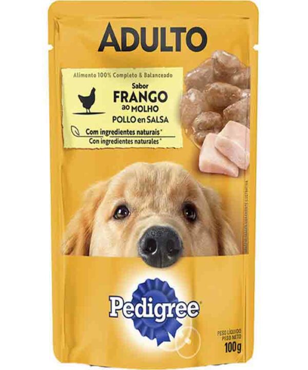 PEDIGREE SACHE ADULTO FRANGO AO MOLHO 100 GR