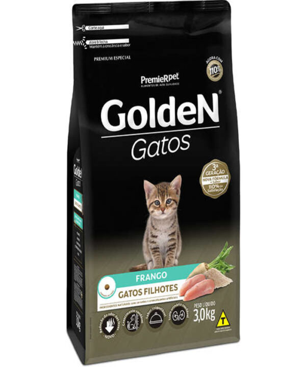 GOLDEN GATOS FILHOTES 3 KG