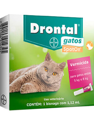 DRONTAL SPOTON GATOS( 1,12 ML) 5 KG A 8 KG