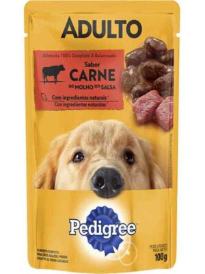 PEDIGREE SACHE ADULTO CARNE AO MOLHO 100G