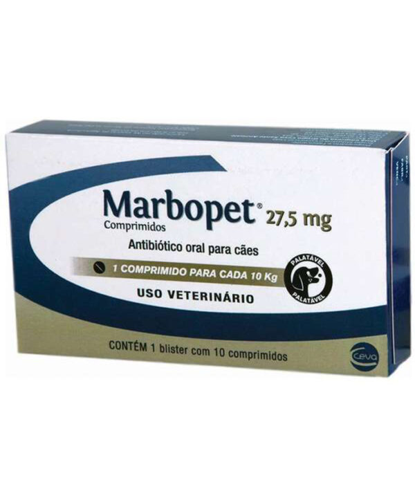 MARBOPET 27,5 MG 10 COMPRIMIDOS