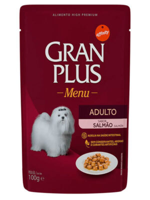 GRAN PLUS SACHE CAO ADULTO SALMAO 100 GR