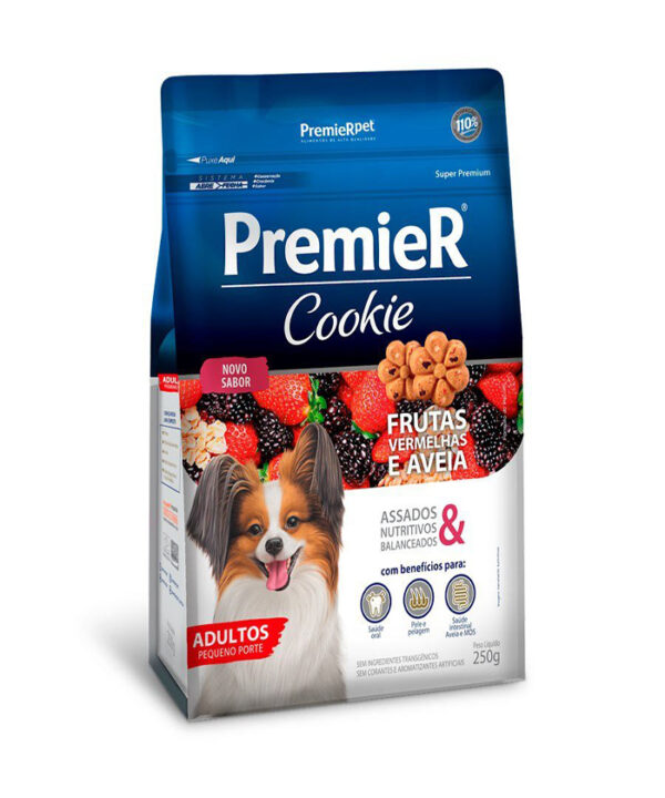PREMIER COOKIE ADULTO FRUTAS VERMELHAS 250 GR