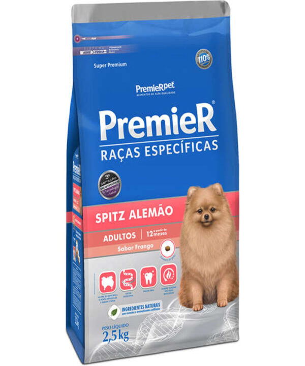 PREMIER SPITZ ALEMÃO ADULTOS 2,5 KG