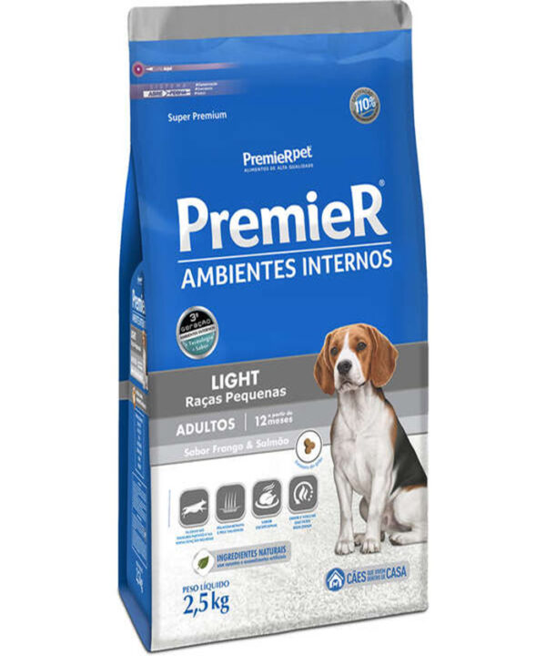 PREMIER ADULTO AMBIENTES INTERNO LIGHT 2,5 KG