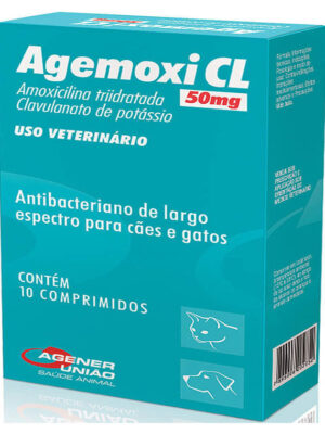 AGEMOXI CL 50 MG 10 COMPRIMIDOS