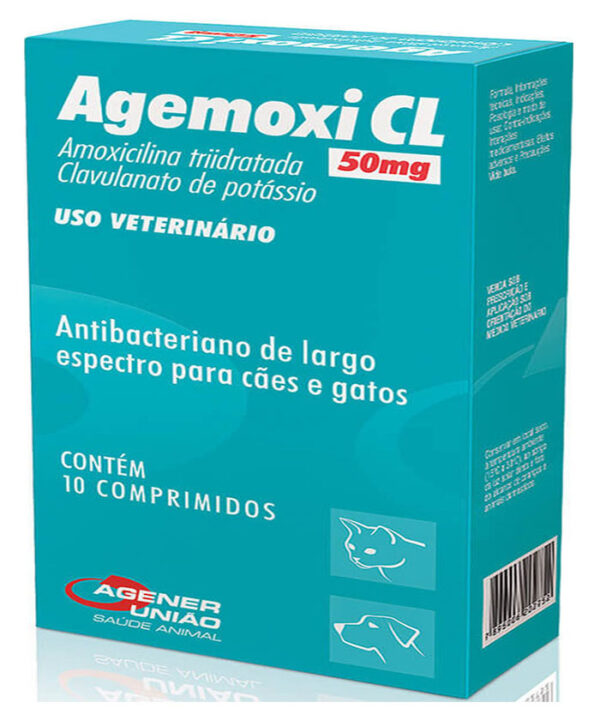 AGEMOXI CL 50 MG 10 COMPRIMIDOS