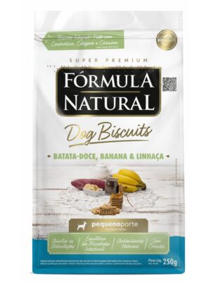 FORMULA NATURAL DOG BISCUITS BAT. DOCE,BANAN E LINH PP 250GR