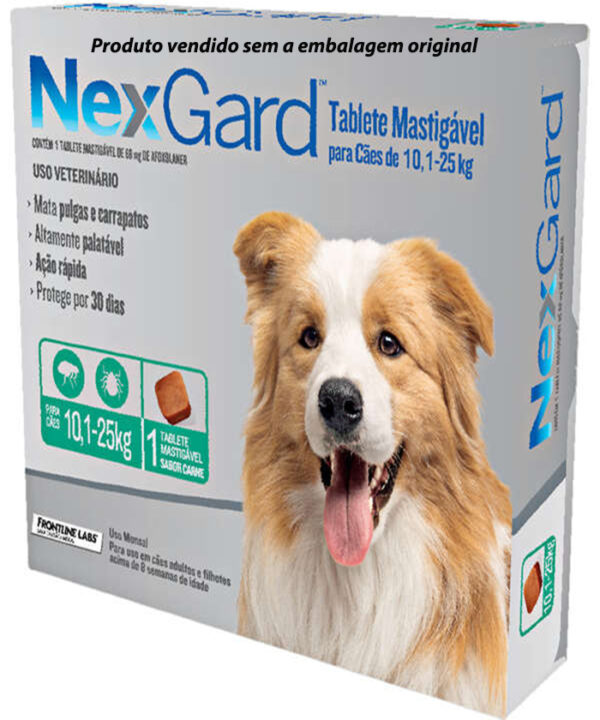 NEXGARD (10 - 25 KG) 1 COMPRIMIDO