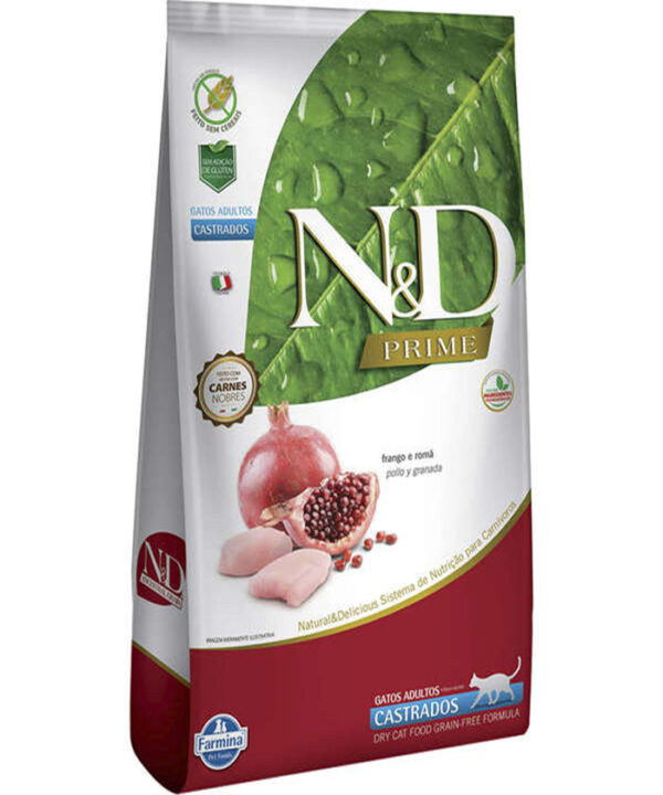 N&D PRIME FELINE CASTRADOS FRANGO 1,5KG