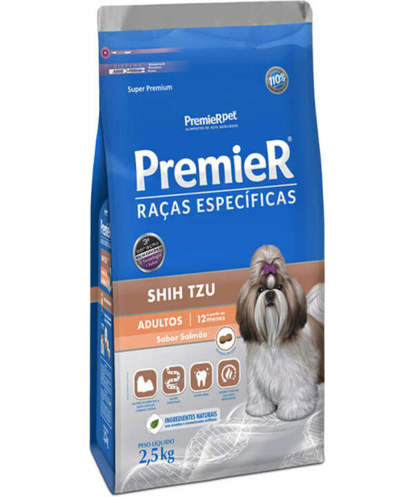 PREMIER SHIH TZU ADULTO SALMÃO 2,5 KG