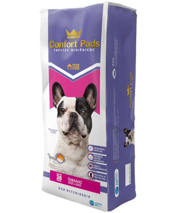 TAPETE HIGIENICO CONFORT PADS 80X60 C/30UN