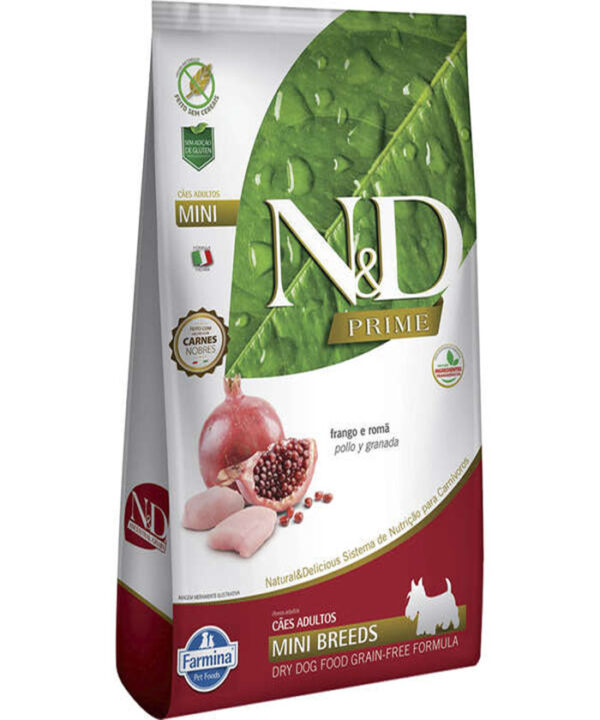 N&D PRIME CANINE FRANGO MINI 2,5 KG