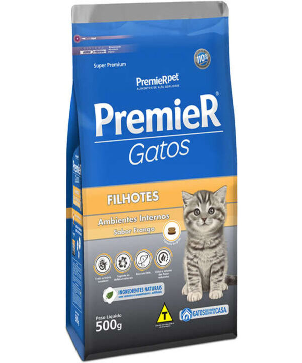 PREMIER GATOS FILHOTES FRANGO 500 GR
