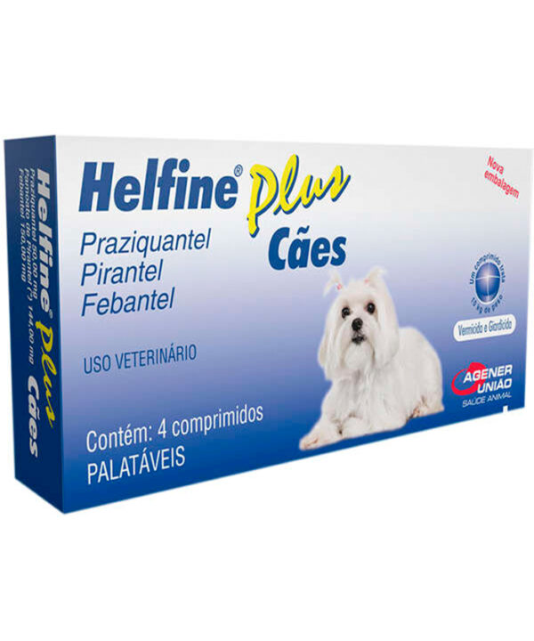 HELFINE PLUS CAES 4 COMPRIMIDOS