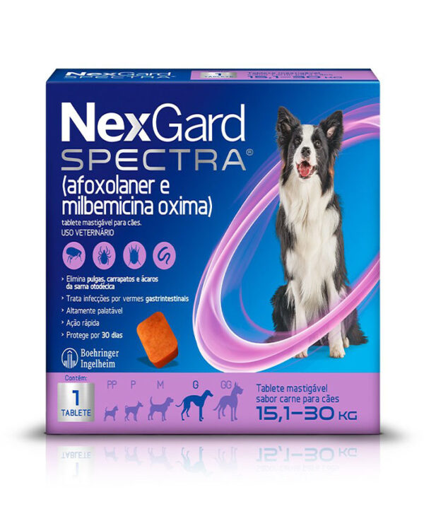 NEXGARD SPECTRA G 4,0 MG (15,1-30 KG)