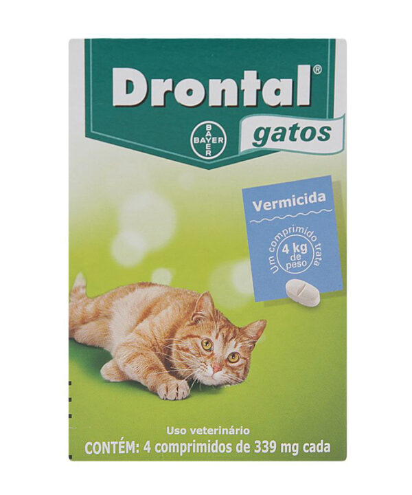 DRONTAL GATOS 4 COMPRIMIDOS