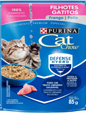 CAT CHOW SACHE FILHOTE FRANGO 85 GR