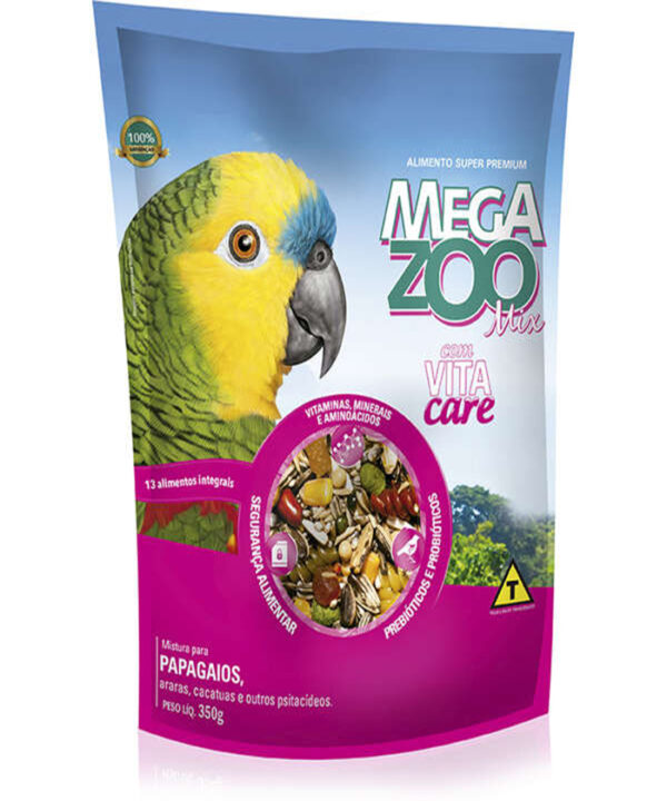 MEGAZOO MIX PAPAGAIOS 350 GR