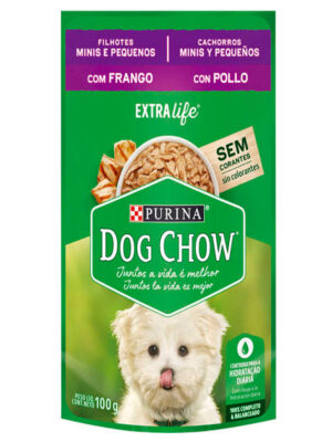 DOG CHOW SACHE FILHOTE R.P. FRANGO 100GR