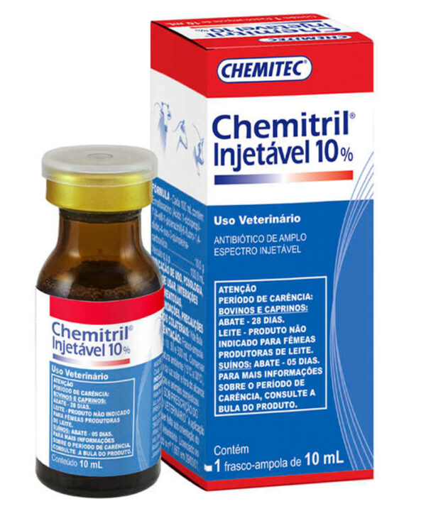 CHEMITRIL INJETAVEL 10% 10ML