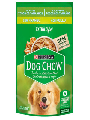 DOG CHOW SACHE FILHOTE FRANGO 100 GR