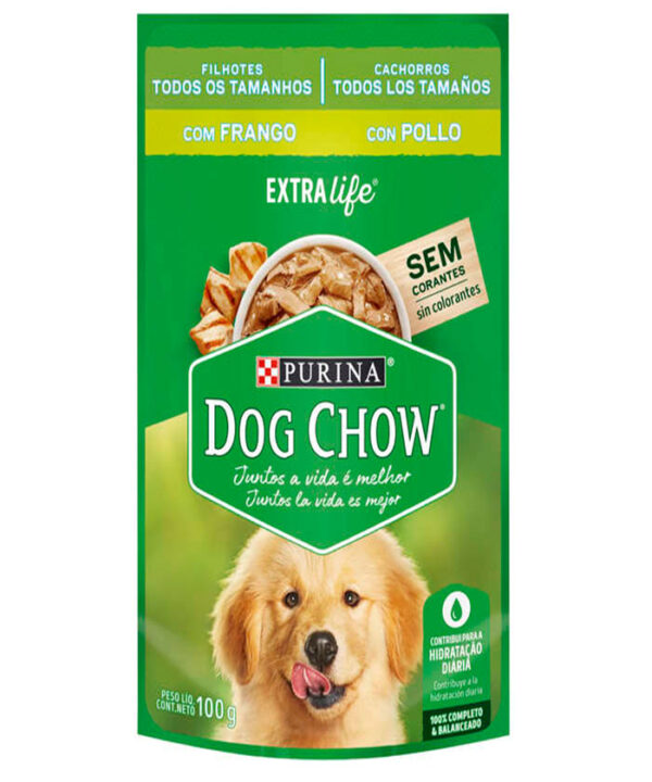 DOG CHOW SACHE FILHOTE FRANGO 100 GR