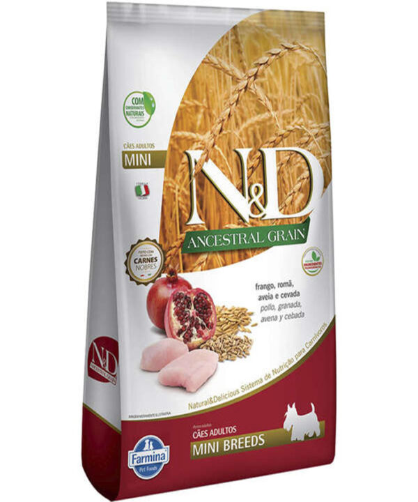 N&D ANCESTRAL GRAIN CANINE FRANGO MINI 2,5 KG
