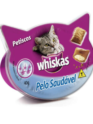 WHISKAS TEMPTATIONS PELO SAUDAVEL 40 GR