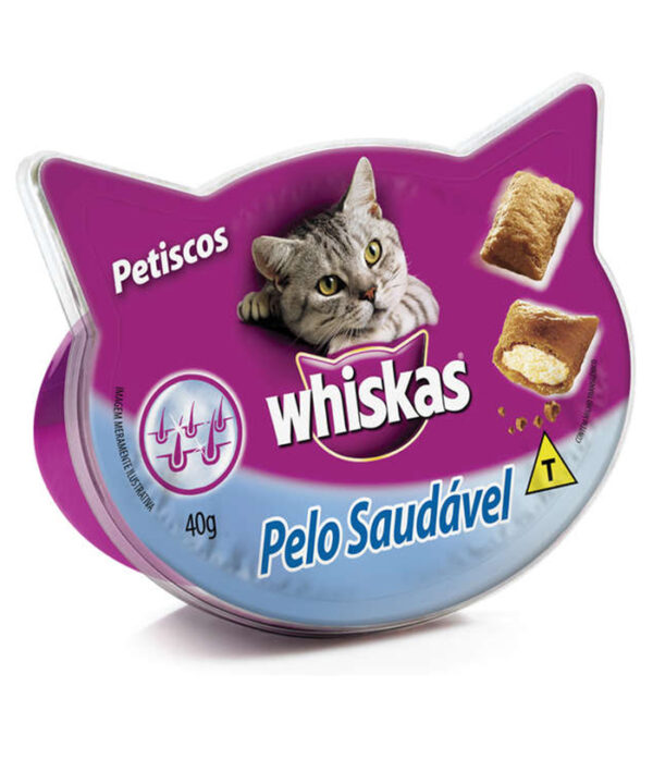 WHISKAS TEMPTATIONS PELO SAUDAVEL 40 GR