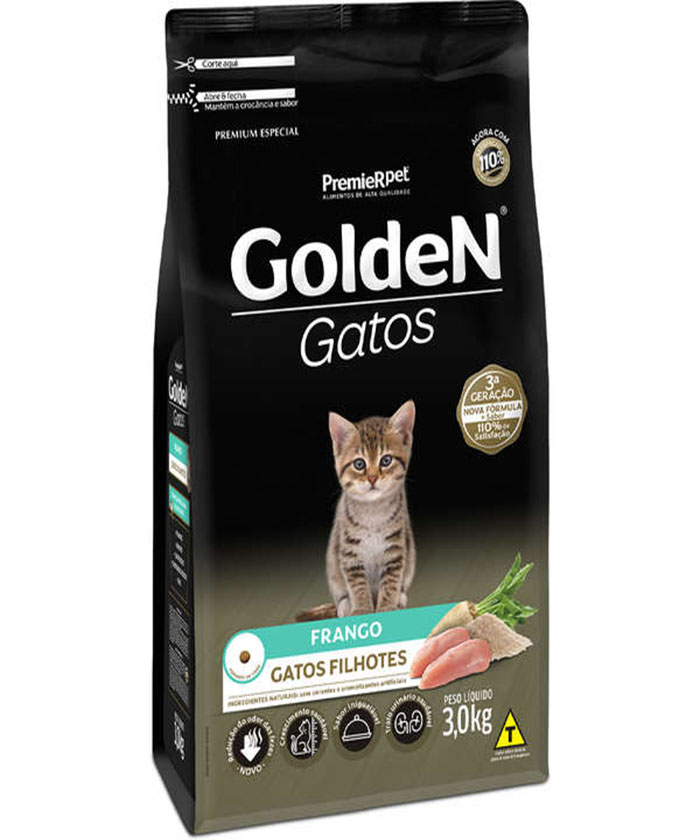 GOLDEN GATOS FILHOTES 3 KG