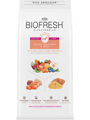BIOFRESH ADULTO RAÇAS PEQUENAS LIGHT 3 KG