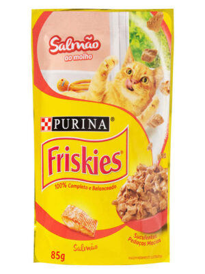 FRISKIES SACHE SALMÃO AO MOLHO 85 G