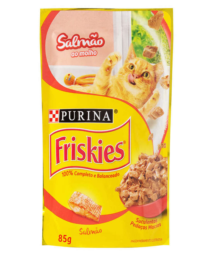 FRISKIES SACHE SALMÃO AO MOLHO 85 G