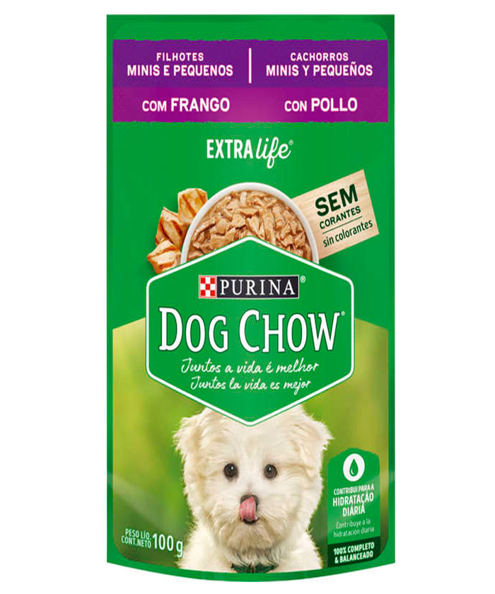 DOG CHOW SACHE FILHOTE R.P. FRANGO 100GR