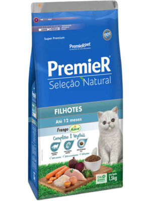 PREMIER GATOS FILHOTES SELEÇÃO NATURAL 1,5 KG