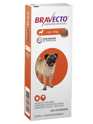BRAVECTO CAES 4,5-10KG - 250MG