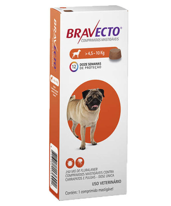 BRAVECTO CAES 4,5-10KG - 250MG