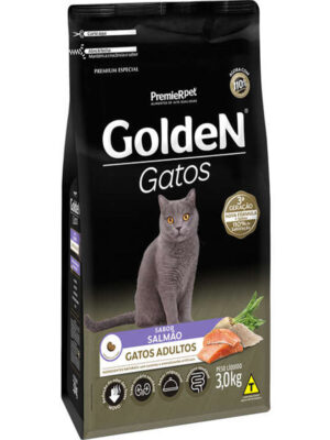 GOLDEN GATOS SALMÃO 3 KG