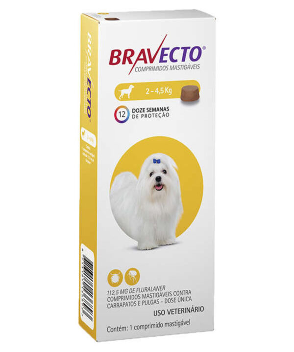 BRAVECTO CAES 2-4,5KG - 112,5MG