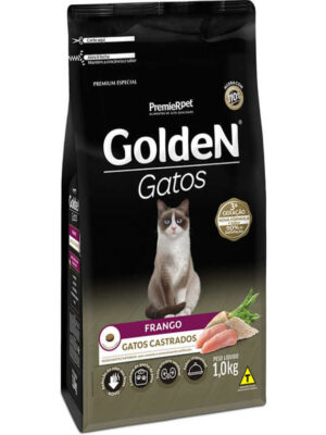 GOLDEN GATOS CASTRADOS FRANGO 1 KG