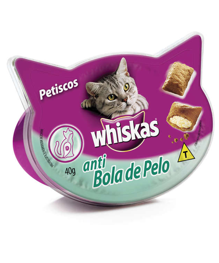 WHISKAS PETISCOS ANTI BOLA DE PELO 40 GR