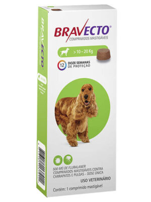 BRAVECTO CAES 10-20KG - 500 MG