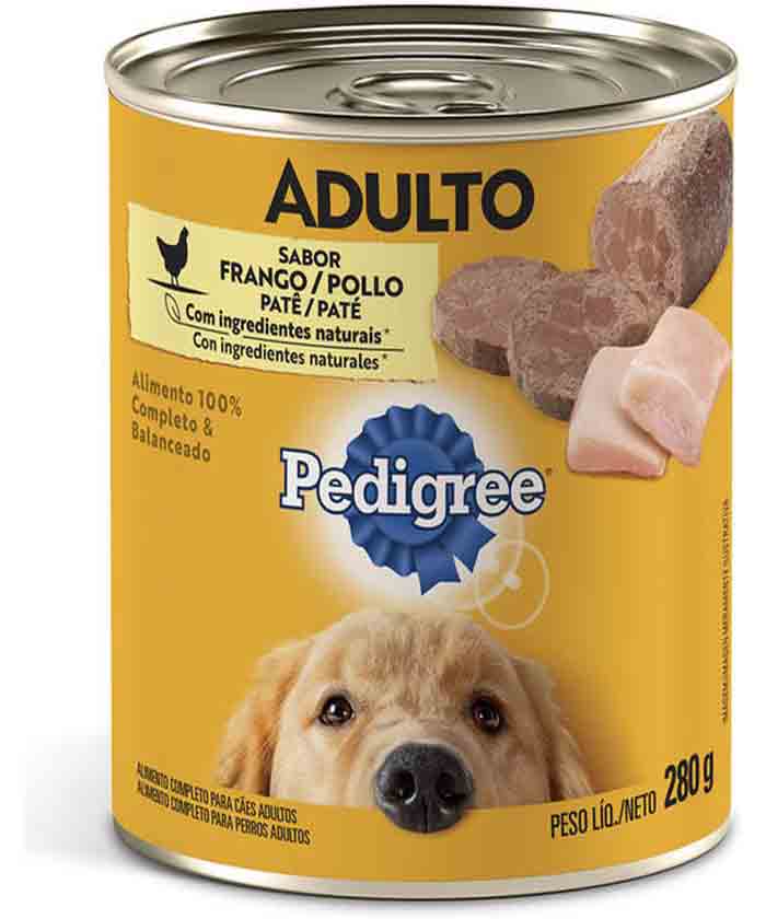 PEDIGREE LATA PATE DE FRANGO  280 GR