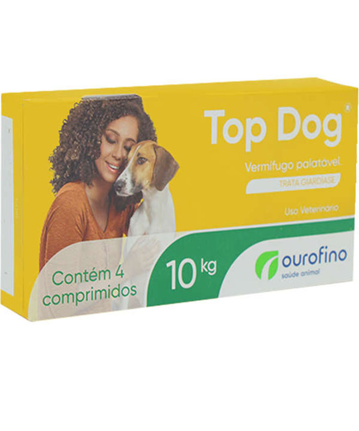 TOP DOG 10 KG 4 COMPRIMIDOS