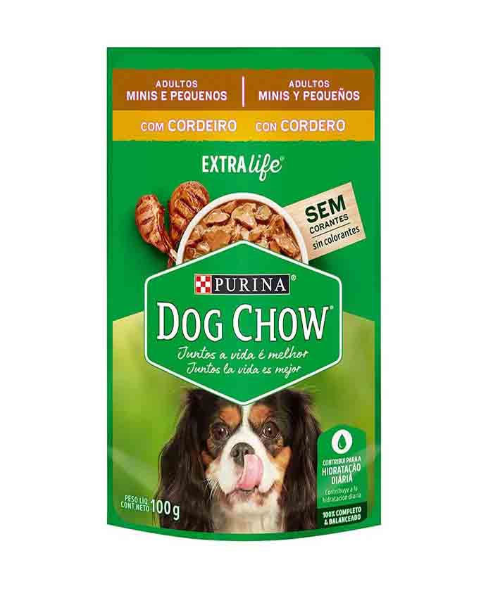 DOG CHOW SACHE ADULTO CORDEIRO 100 GR